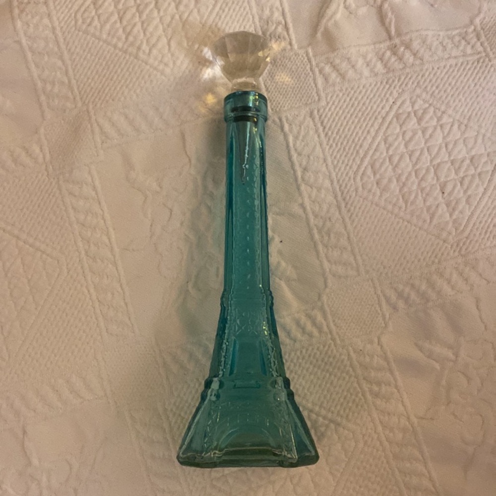 Eiffel Tower Bottle with Rhinestone Stopper